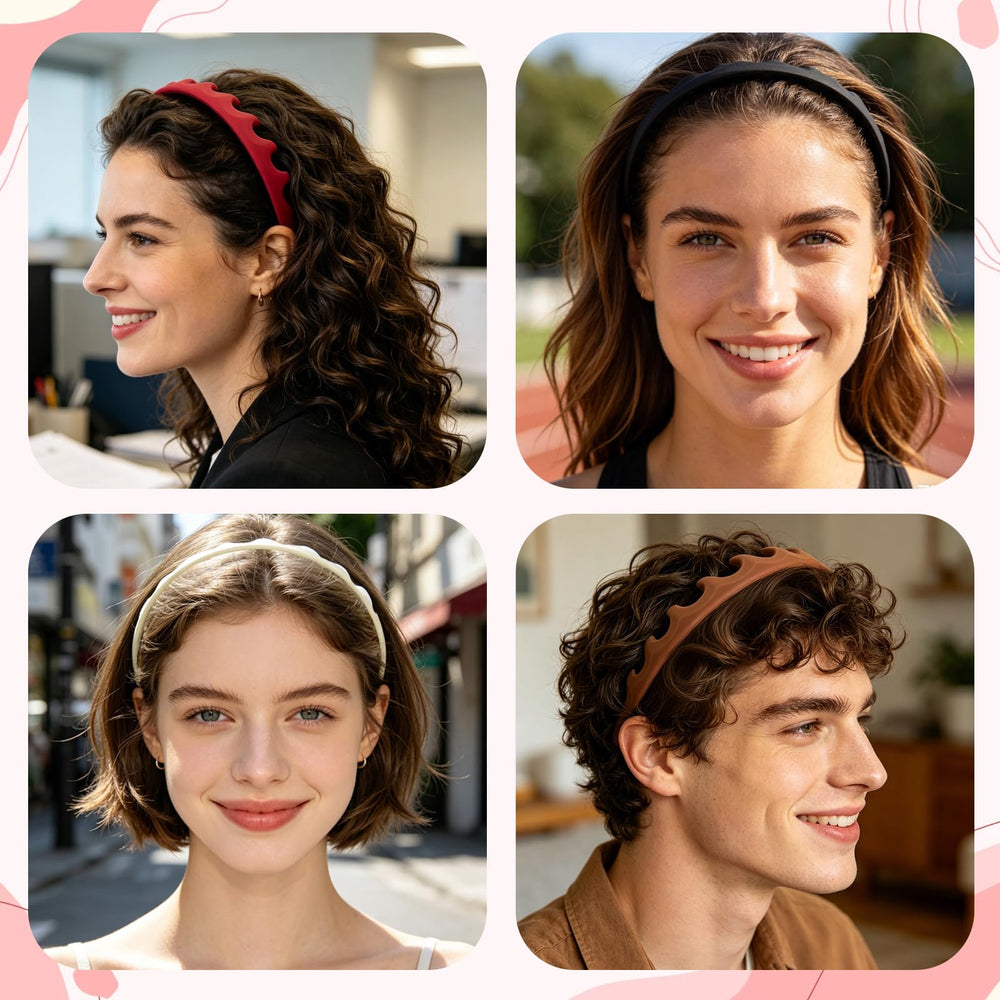 zaqeeuau four-piece headband set displayed as gift option for everyday convenience