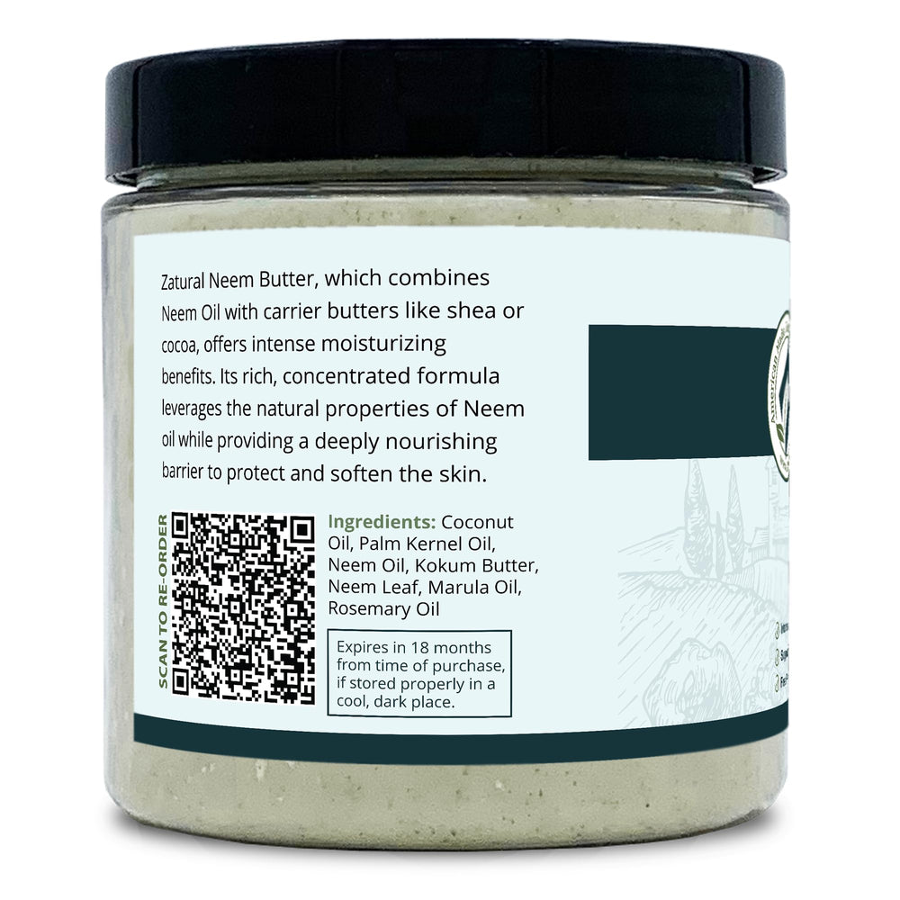 Zatural jar staged in bathroom to suggest daily moisturizing routine