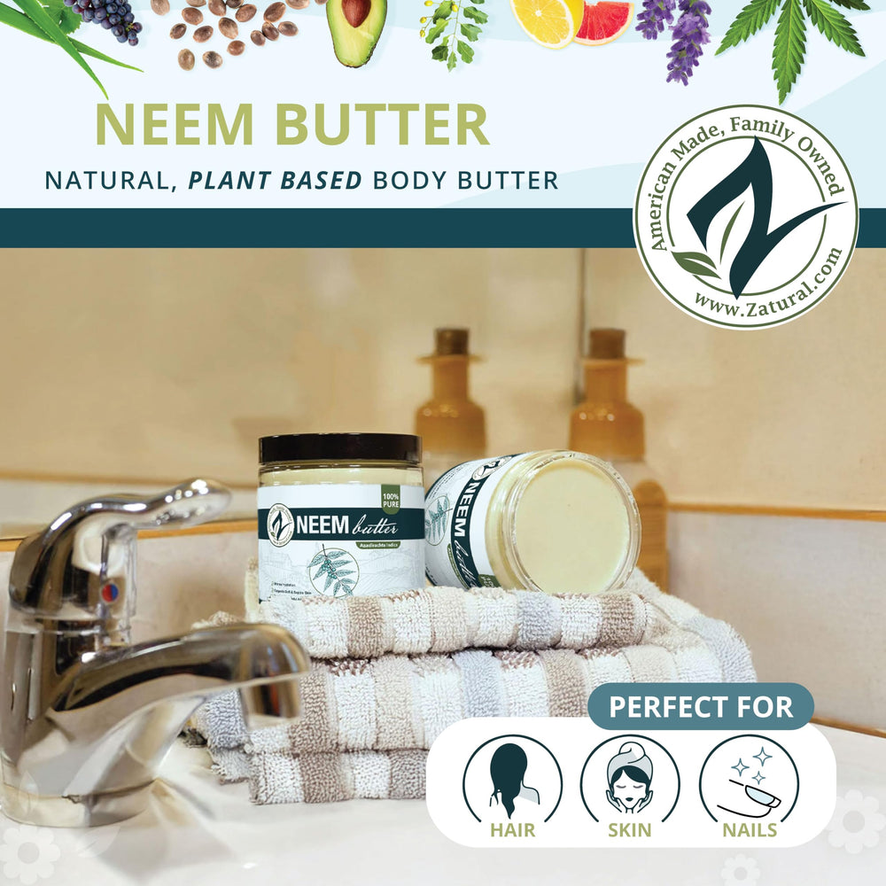 Zatural creamy butter texture close-up illustrating smooth absorption