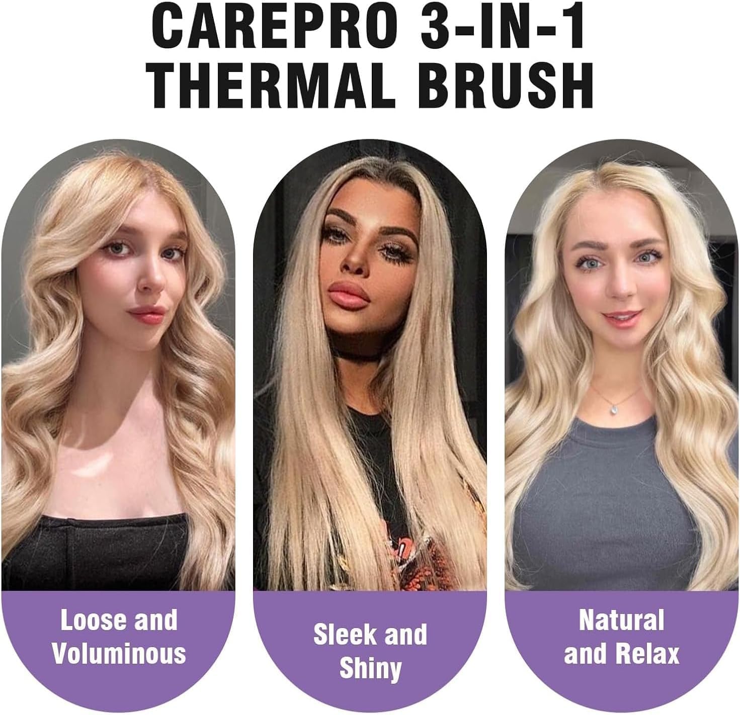 ZAVAREA brush held in hand highlighting lightweight design for comfortable use