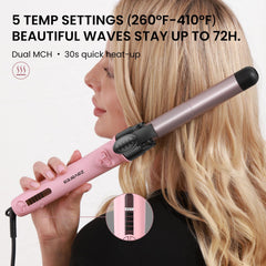 ZAVAREA long barrel scale with hand to show extra-length barrels ideal for long hair