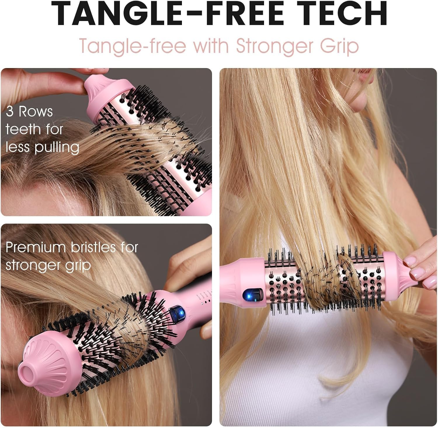 ZAVAREA travel kit with brush showing dual-voltage convenience for worldwide use