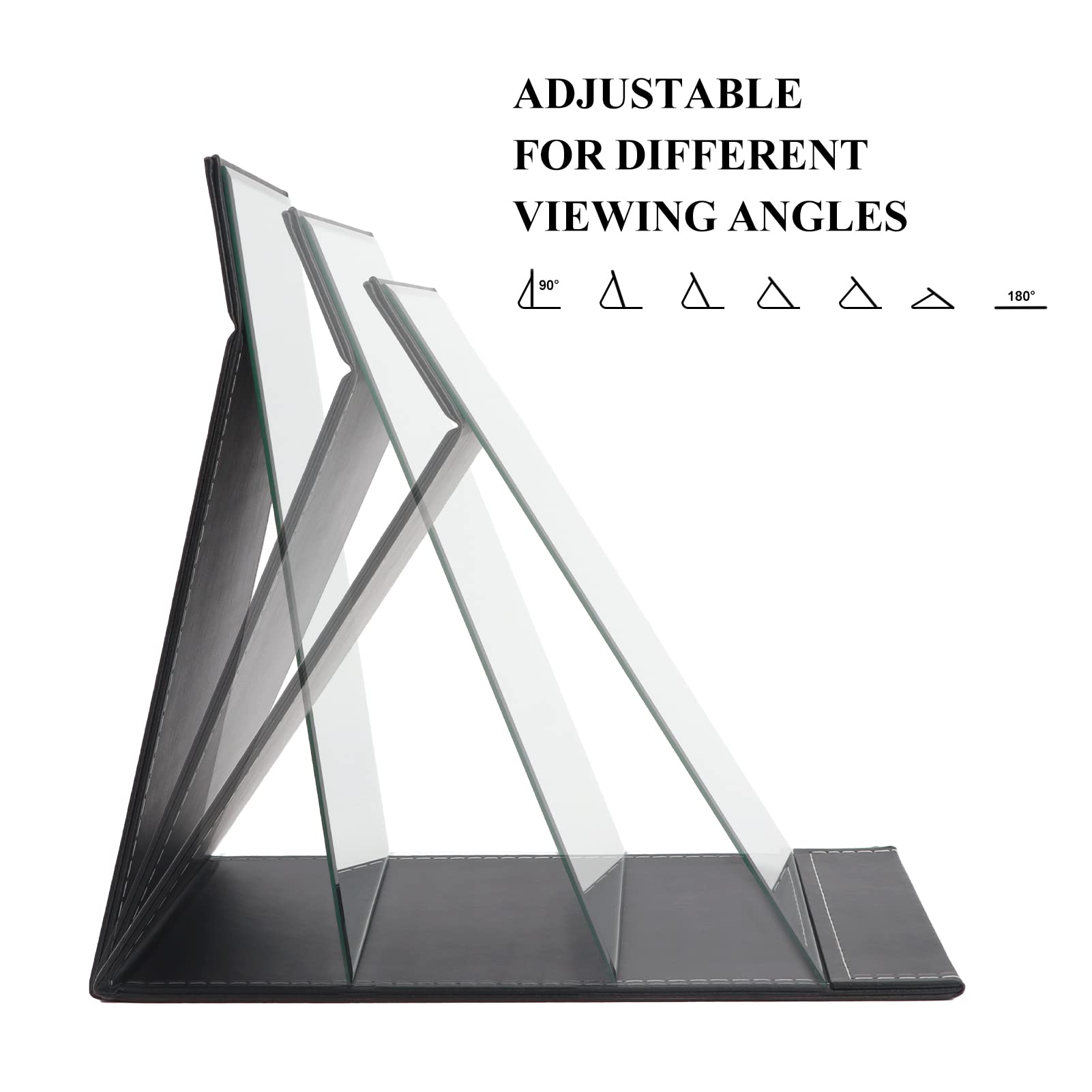 ZBEIVAN adjustable stand angled demonstrating customizable viewing positions