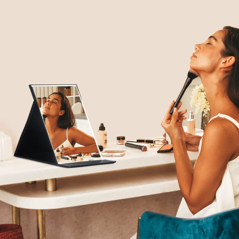 ZBEIVAN on a dresser with cosmetics showing stylish vanity presence