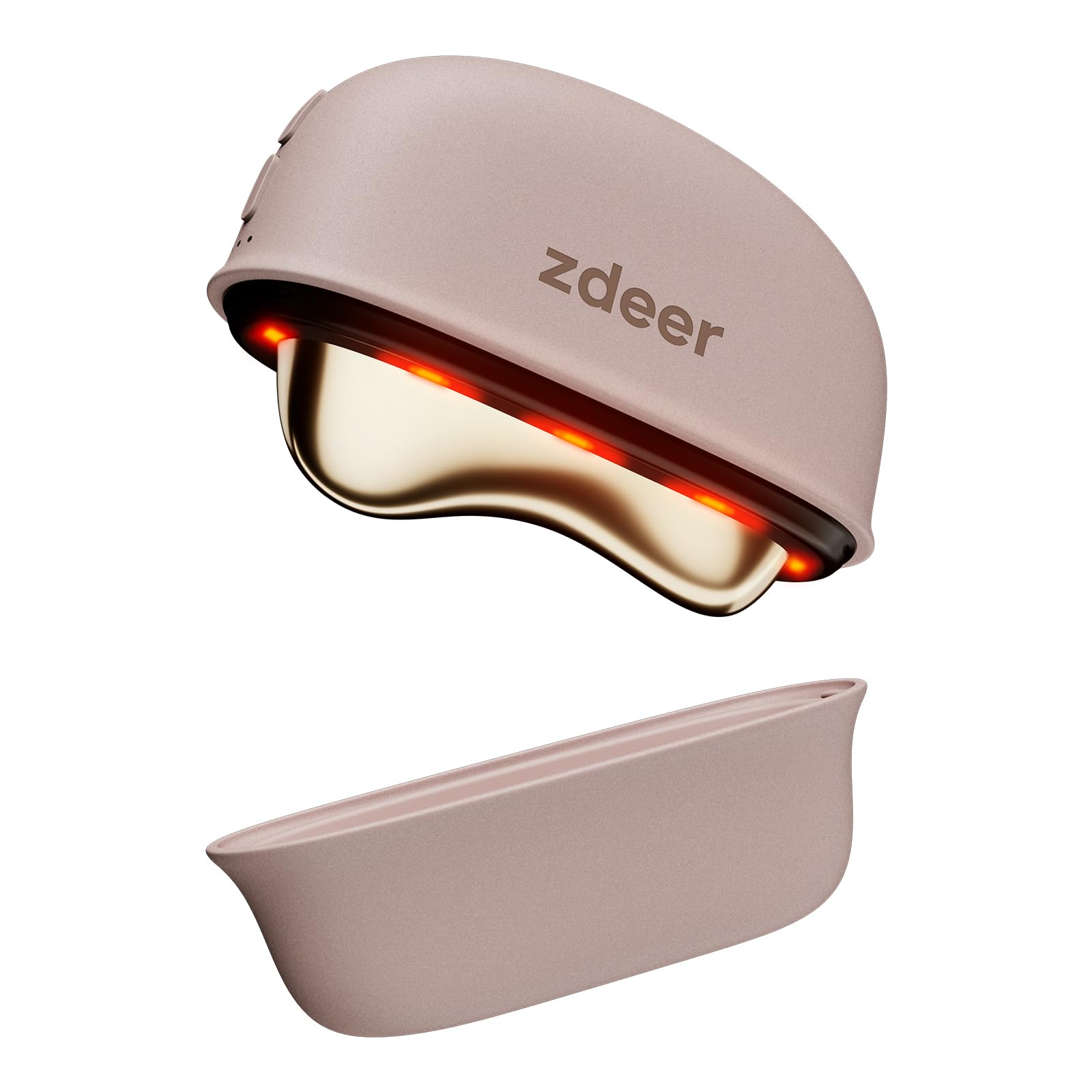 ZDEER GS5 front view showing pink finish and ergonomic shape for comfortable use
