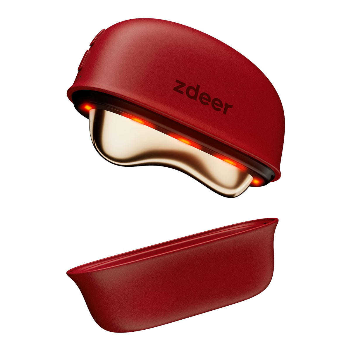 ZDEER GS5 front view showing ergonomic shape and red color for easy handling
