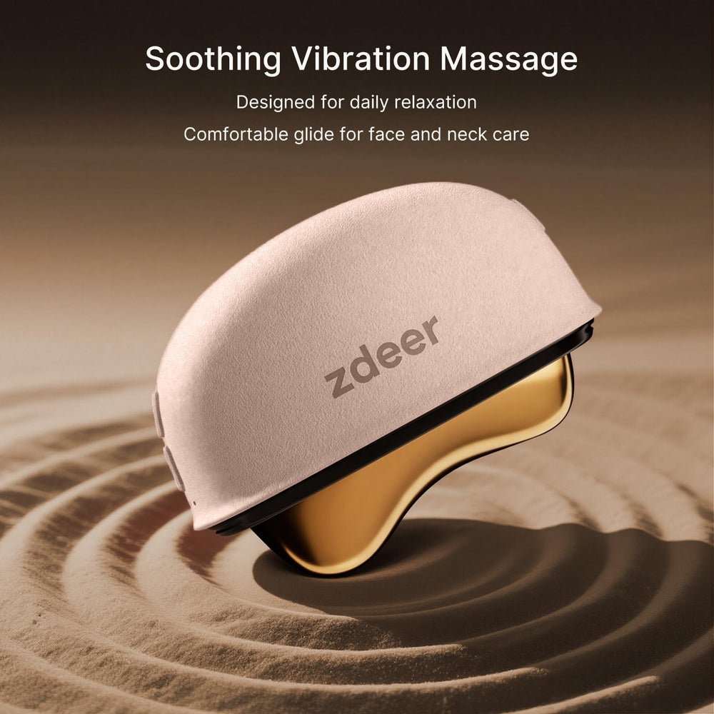 ZDEER GS5 with serum applied to skin showing enhanced absorption while massaging