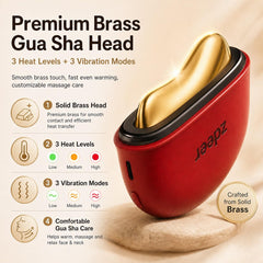 ZDEER vibration mechanism detail demonstrating gentle massage for relaxation