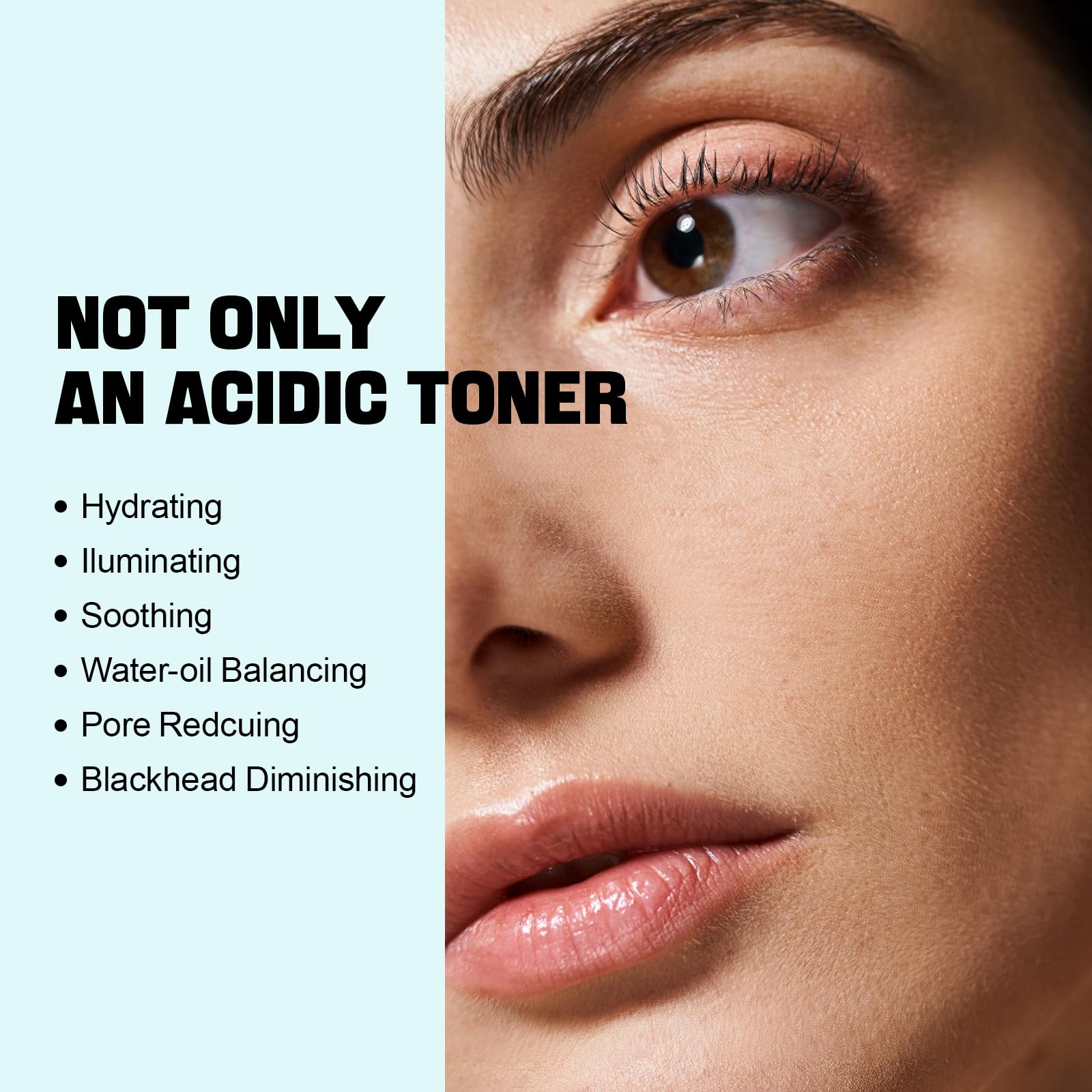 ZealSea toner on a cotton pad ready to remove blackheads and oil