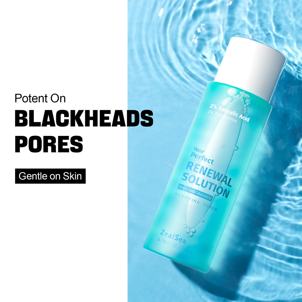ZealSea toner label closeup highlighting ingredients and benefits