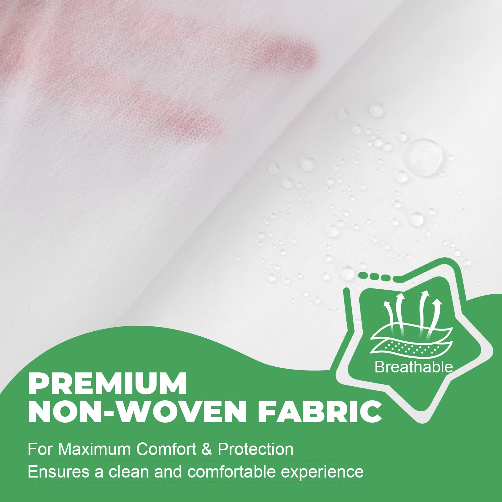 Zeefpod sheet draped on massage table providing hygienic protection