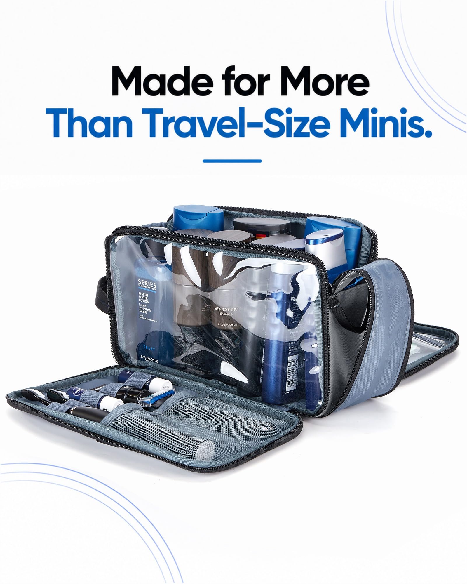 ZEEMO toiletry bag in travel setting for organized trips and convenience