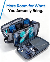 ZEEMO fully open flat with both compartments visible for quick access