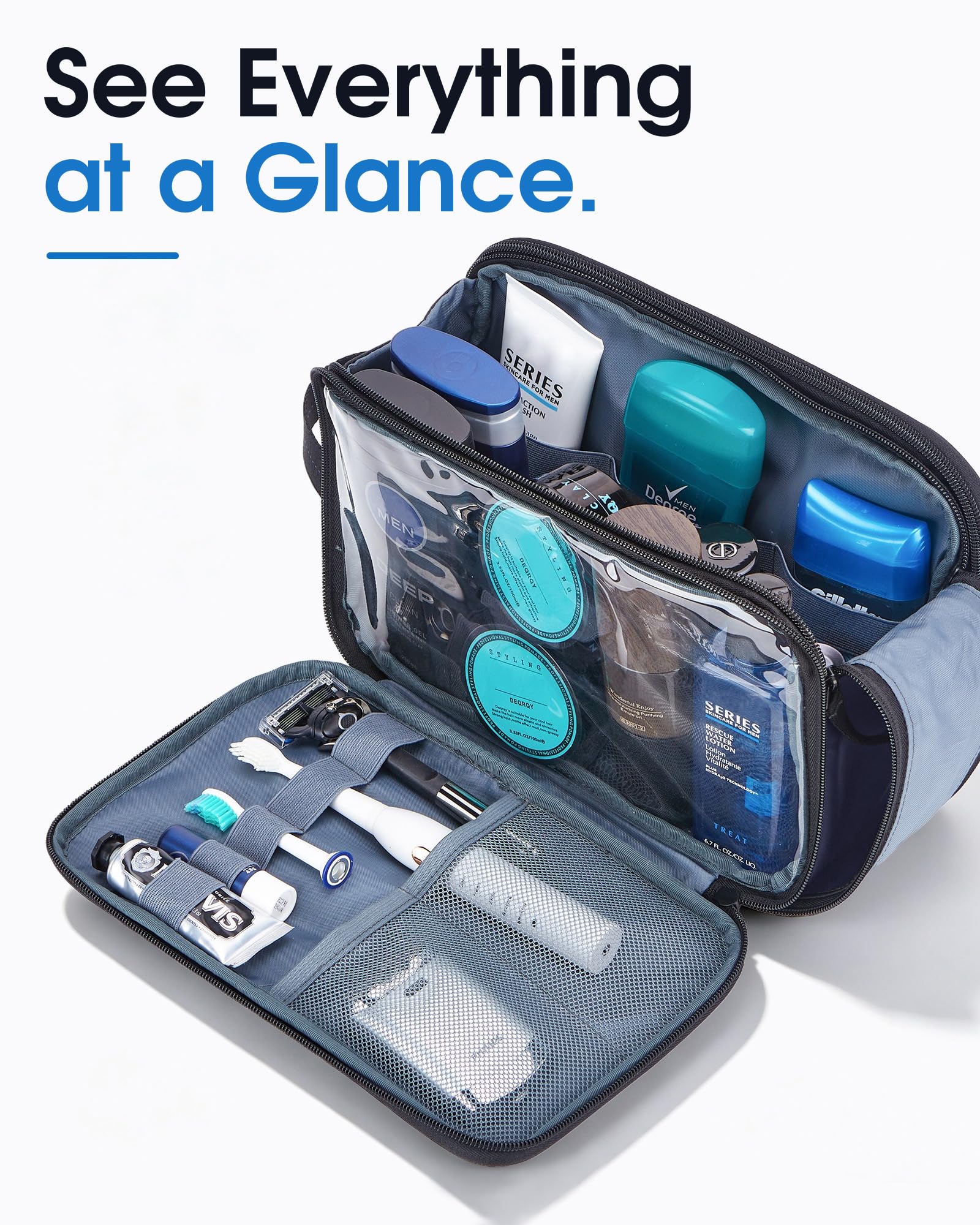 ZEEMO size comparison with toothbrush demonstrating capacity and scale benefit