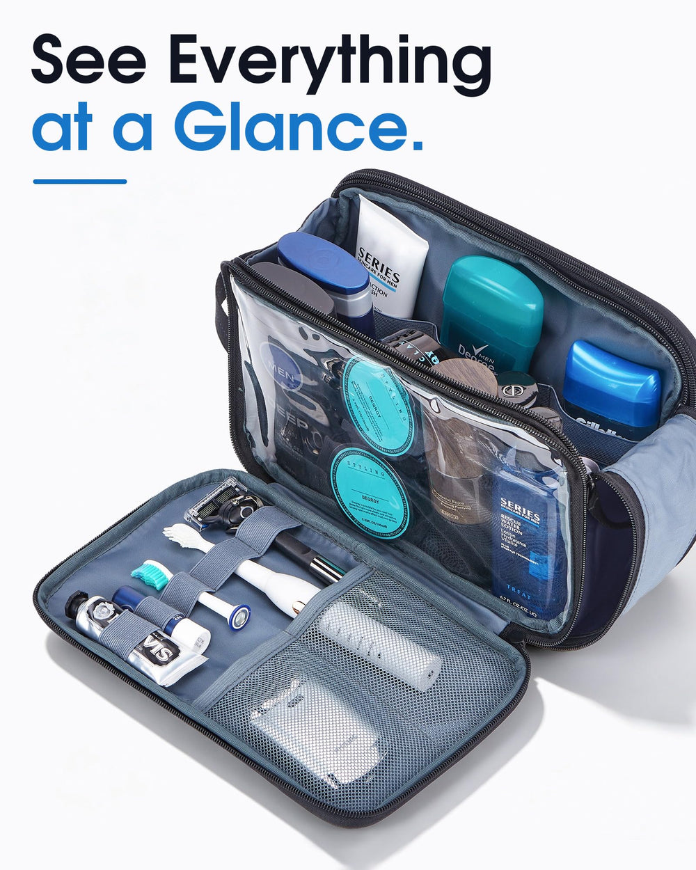 ZEEMO size comparison with toothbrush demonstrating capacity and scale benefit