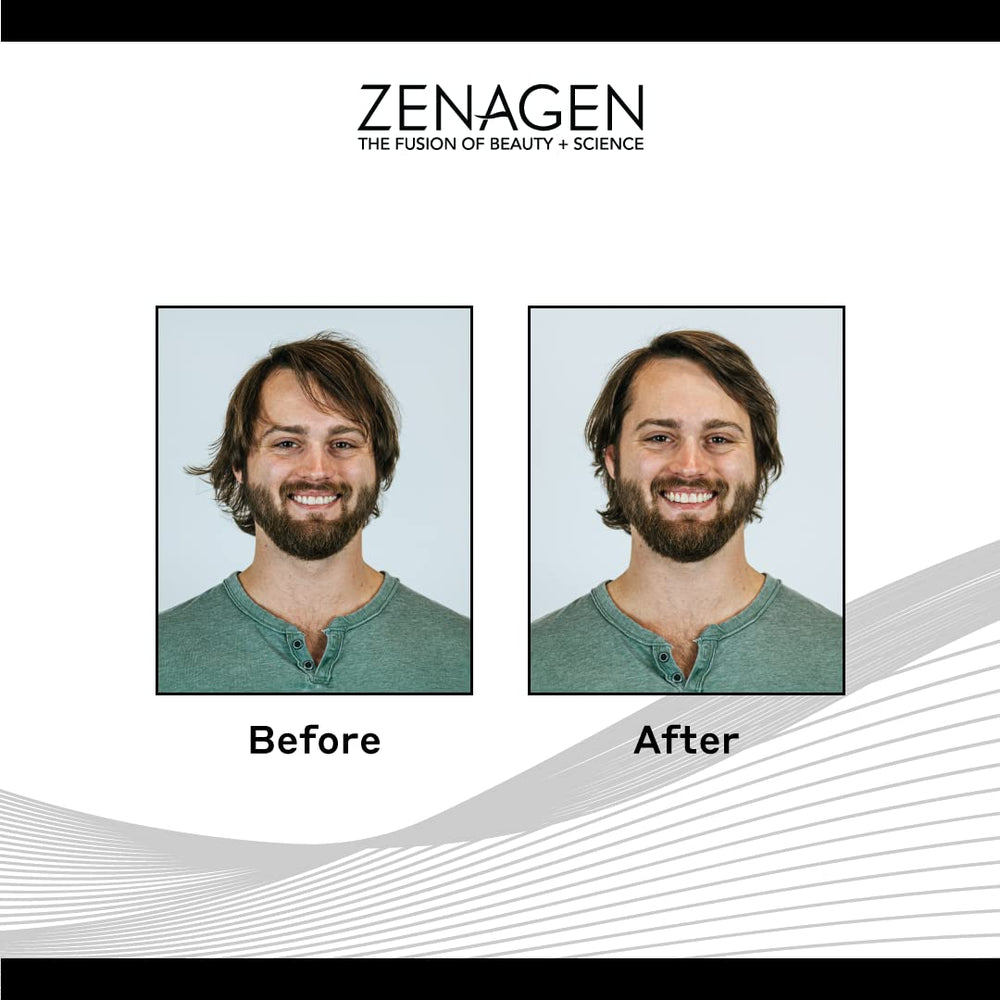 Zenagen Flexture Paste applied in hand styling short hair for tousled definition and flexible control