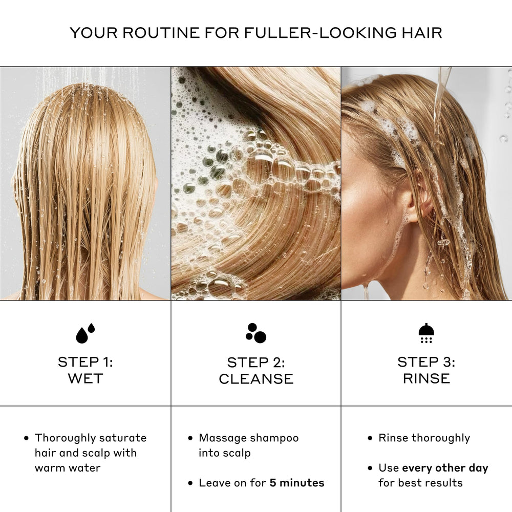 Zenagen lather across hair lengths showing even coverage benefit