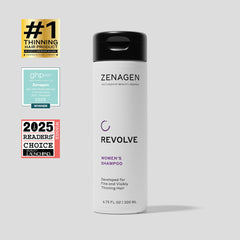 Zenagen bottle pump and clear label highlighting easy application benefit