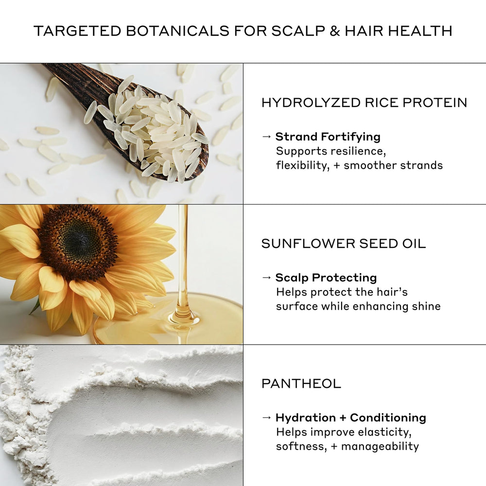 Zenagen Repairacle on hair lengths and ends showing improved smoothness and reduced frizz