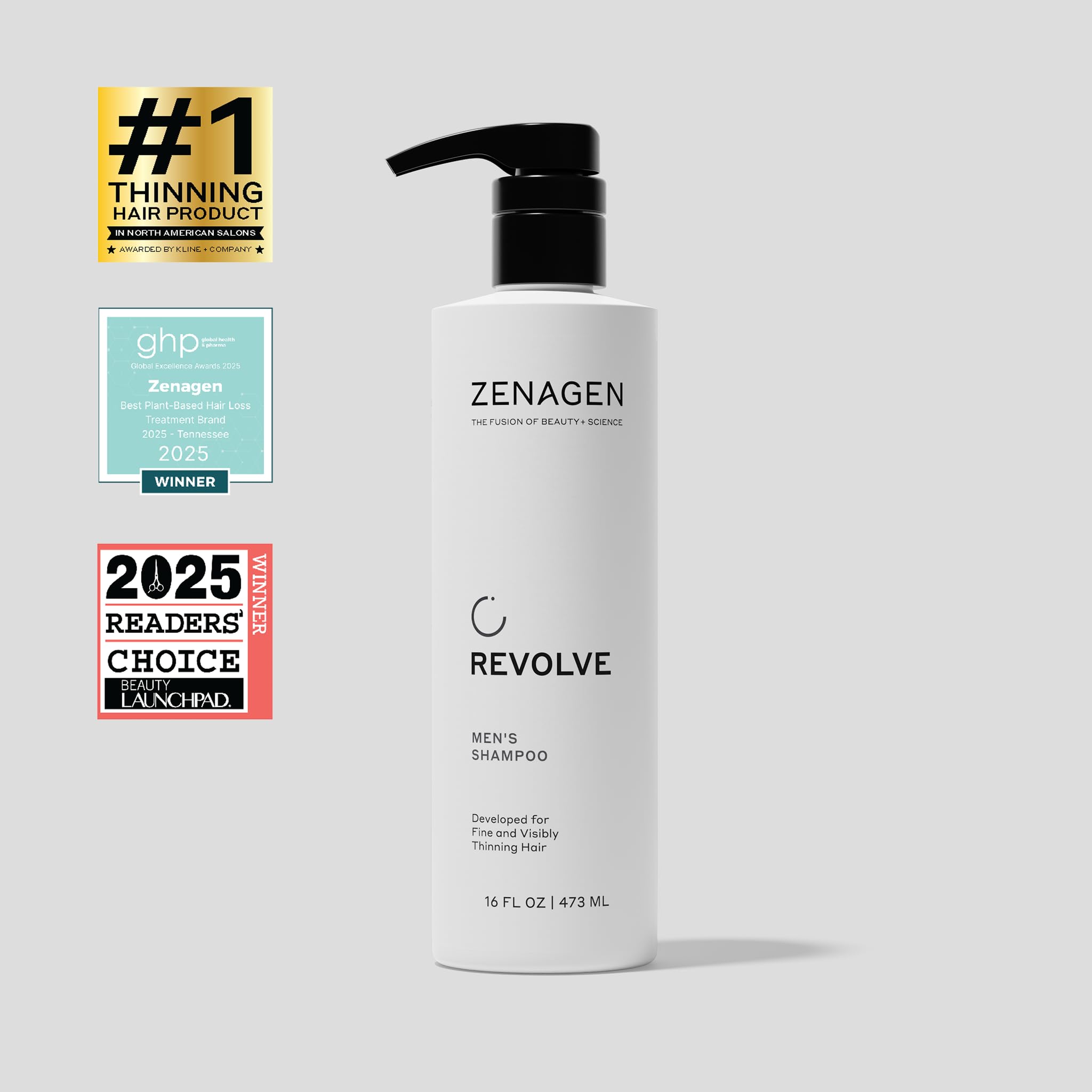 Zenagen back label with ingredients and clear usage instructions
