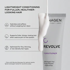 Zenagen conditioner texture detail showing lightweight hydration benefit