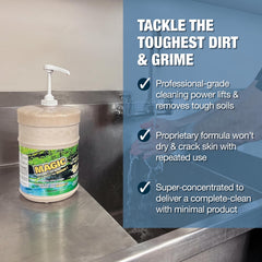 Zenex in-use on sink pump showing easy dispensing for busy workstations
