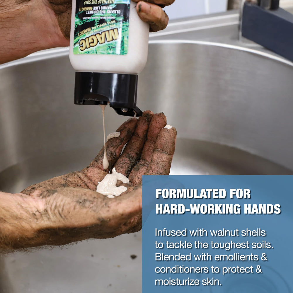 Zenex close-up of walnut shell particles demonstrating abrasive cleaning power