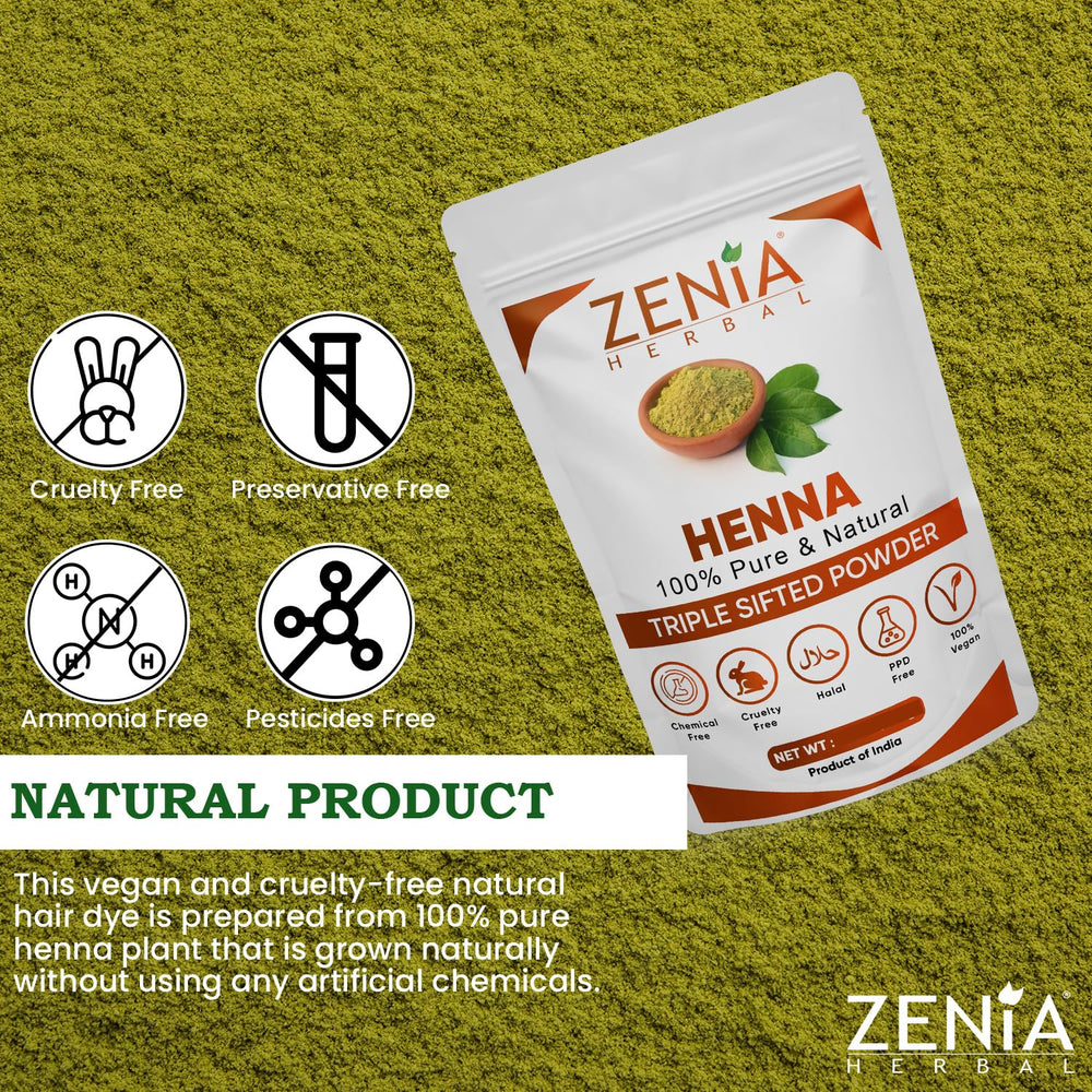 Zenia prepared henna paste in bowl ready to condition hair