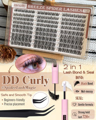 zenotti close-up of DD curl cluster highlighting lifted, fluffy texture