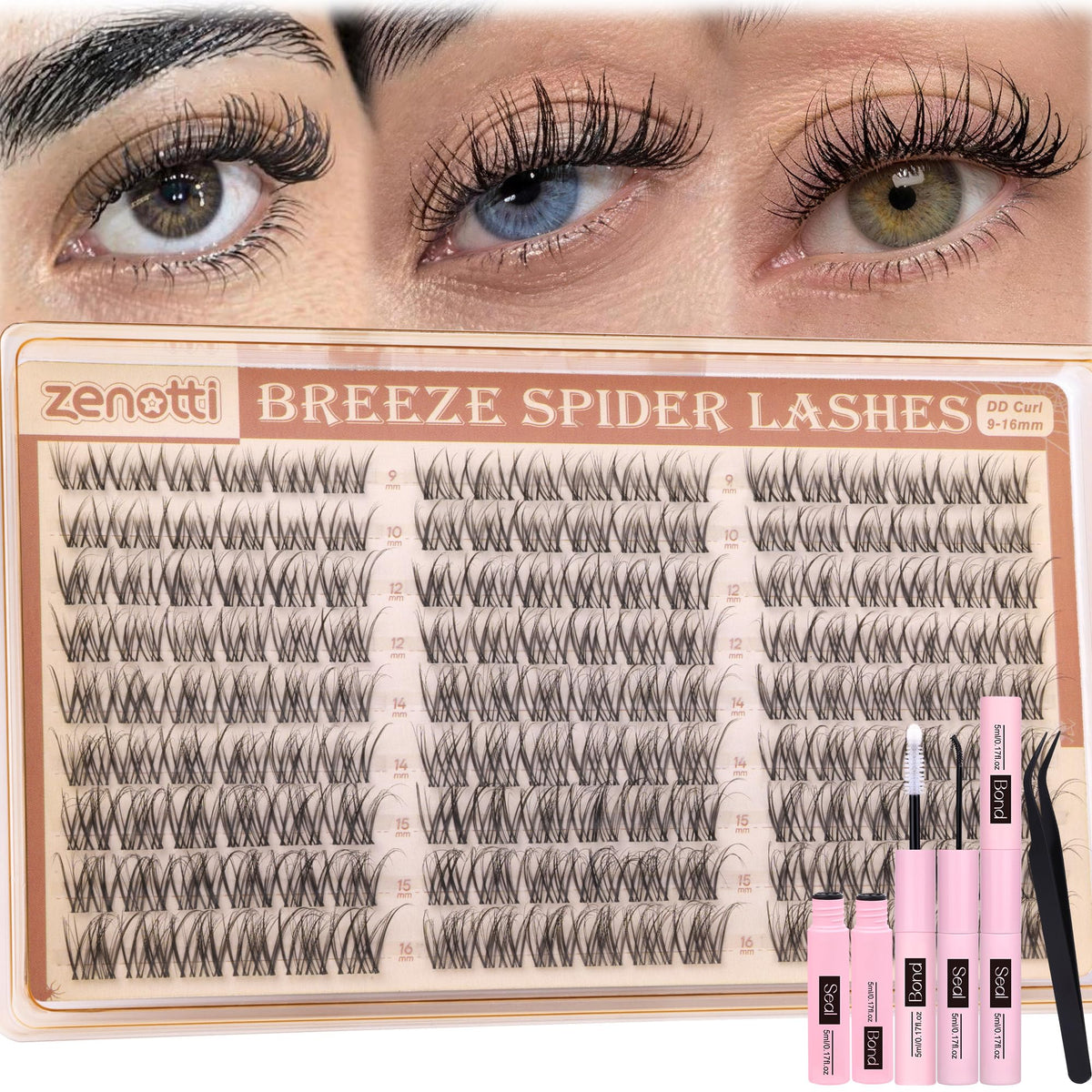 zenotti front packaging showing kit and benefits of salon-style convenience
