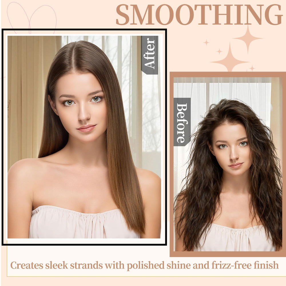 ZEPHBLOW smooth hair finish highlighting reduced frizz and flyaways
