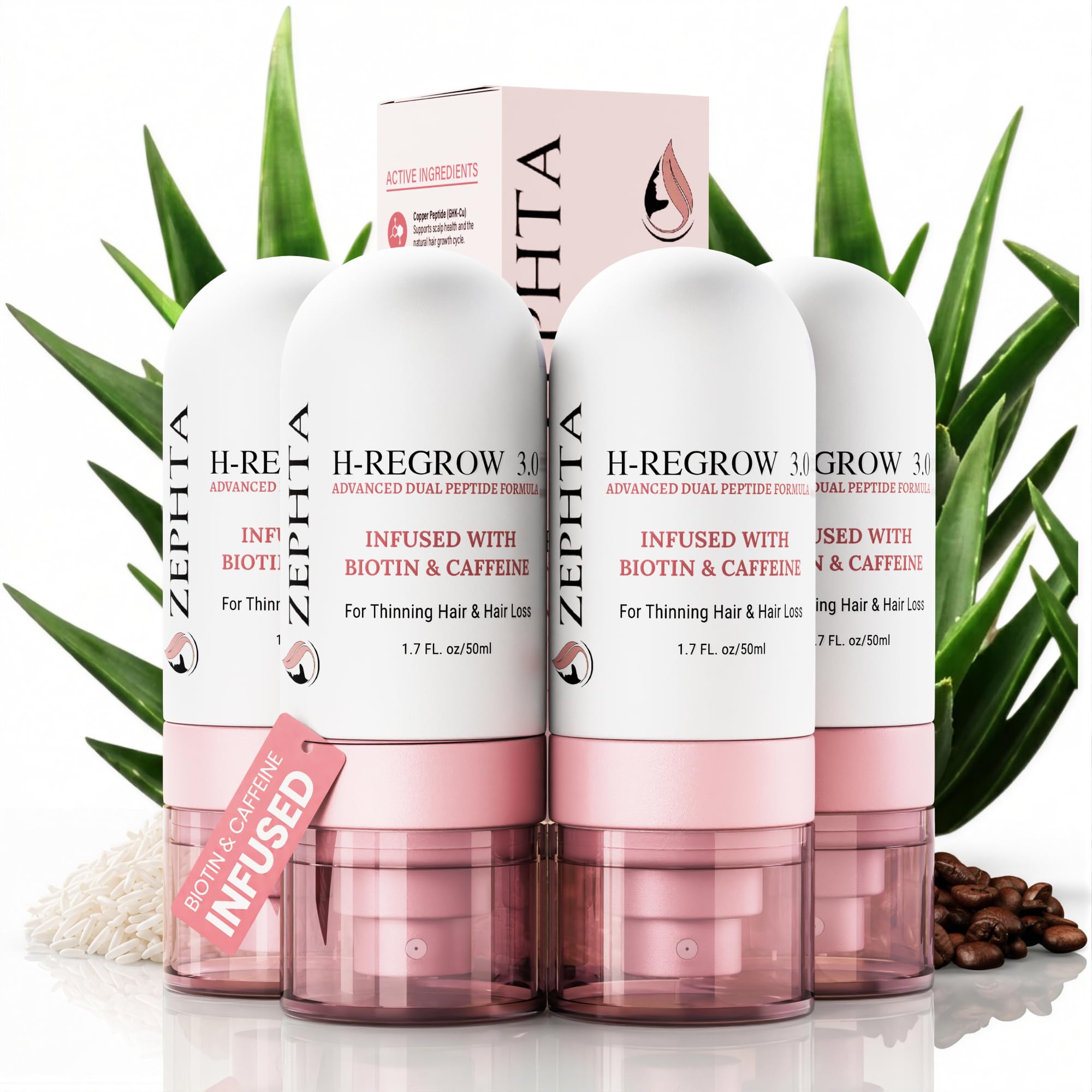 Zephta front packaging showing bottle and label with clear benefit