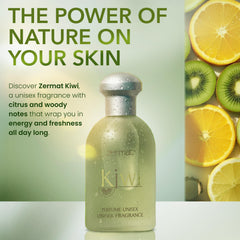Zermat scent ingredients with lime and bergamot highlighting freshness