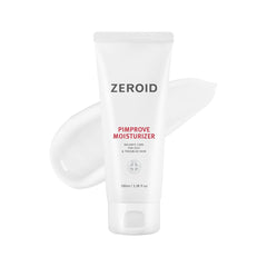 ZEROID front packaging showing tube and product name, clear benefit for skincare routine
