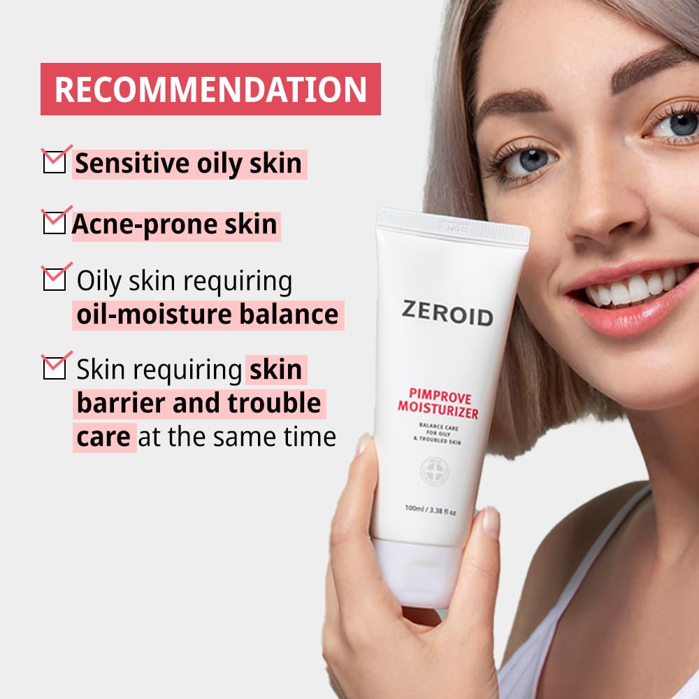 ZEROID ingredient label close-up highlighting MLE and Restomide, supportive barrier benefits