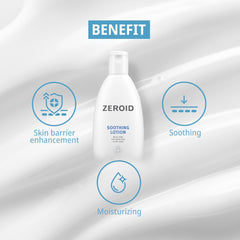 ZEROID pump dispense detail demonstrating easy application and controlled product use