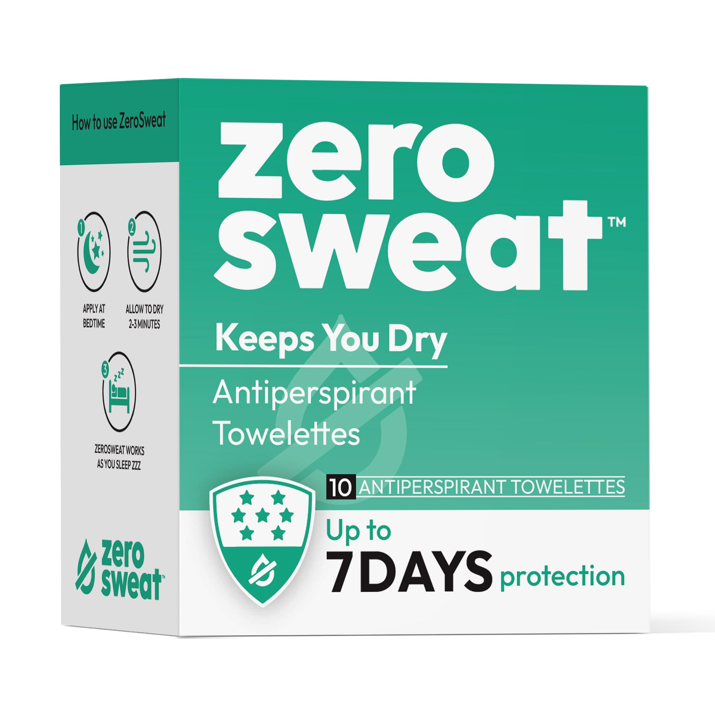 ZeroSweat close-up of wipe texture illustrating gentle absorption benefit
