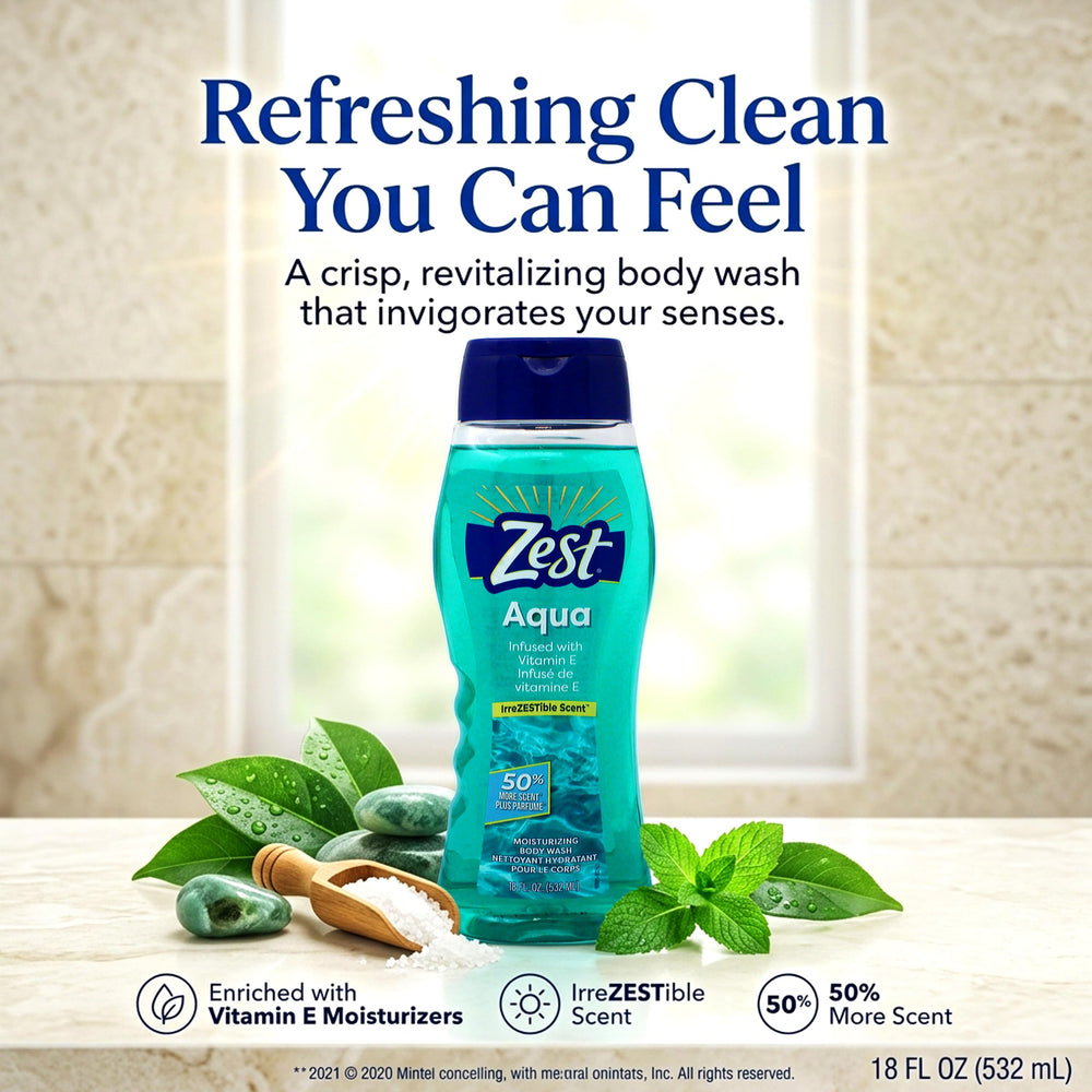 Zest after-shower skin image showing smooth, hydrated finish