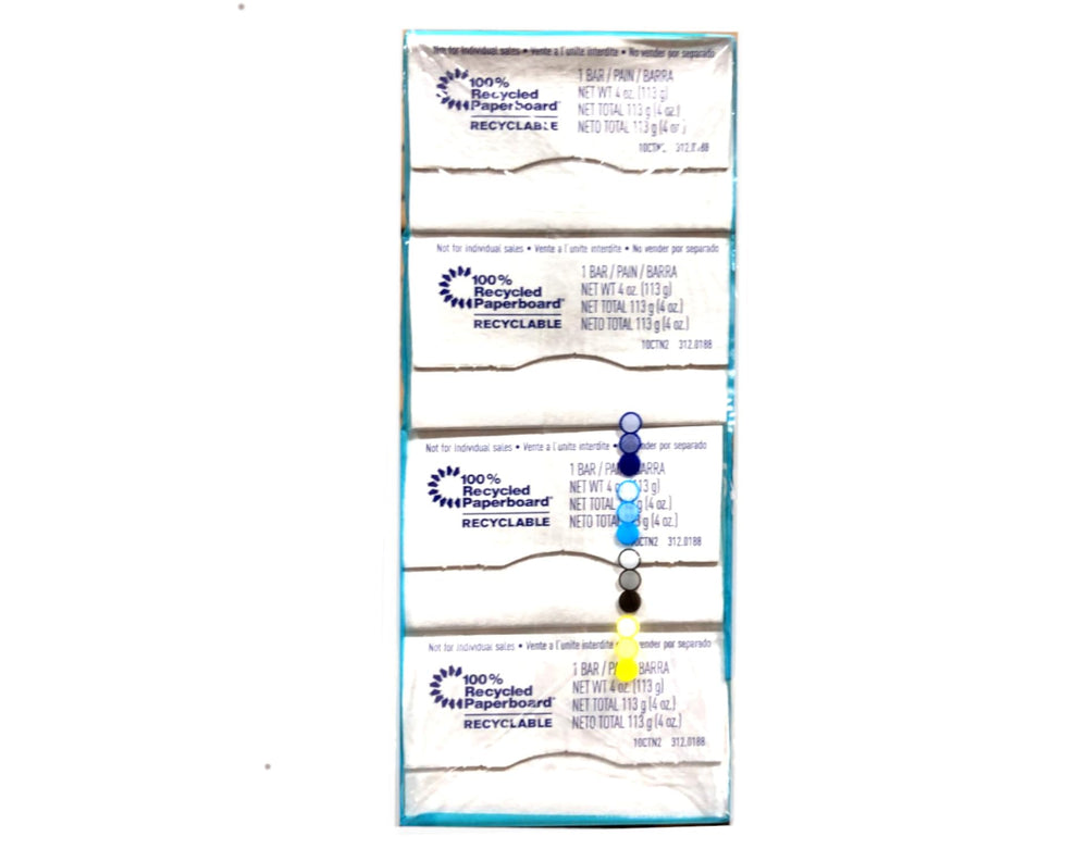 Hand holding Zest Aqua Pure bar to show scale and easy handling benefit