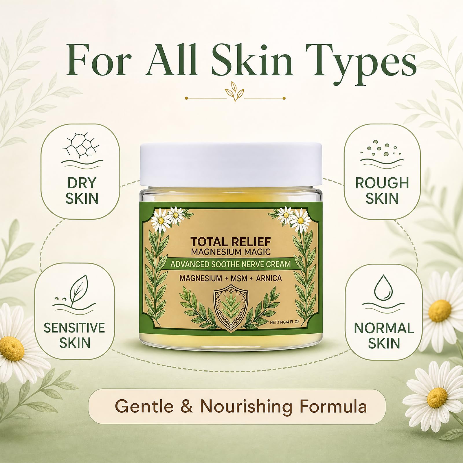 Zethalyn cream on hand demonstrating easy spreadability and quick absorption
