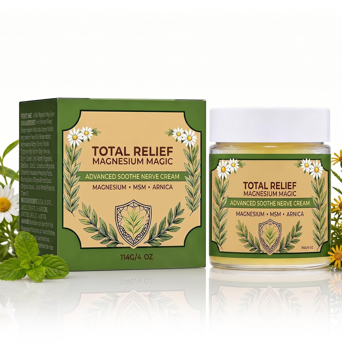 Zethalyn front packaging showing jar and label for easy identification and storage