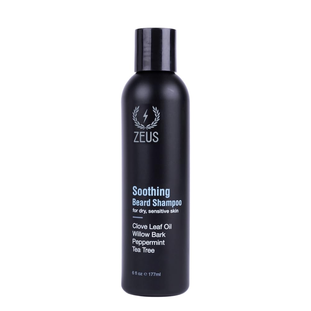 ZEUS front bottle view showing label and anti-dandruff benefit