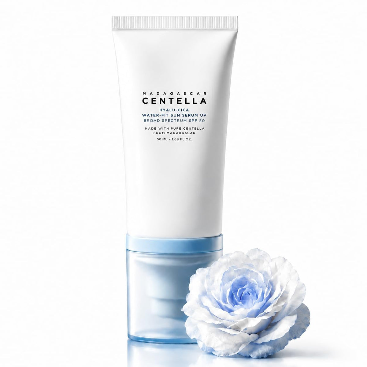 ZHCJG front packaging showing SPF50 protection and serum finish