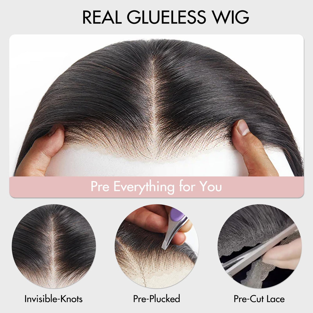 ZHENGON close-up of 6x4 HD lace highlighting natural hairline realism