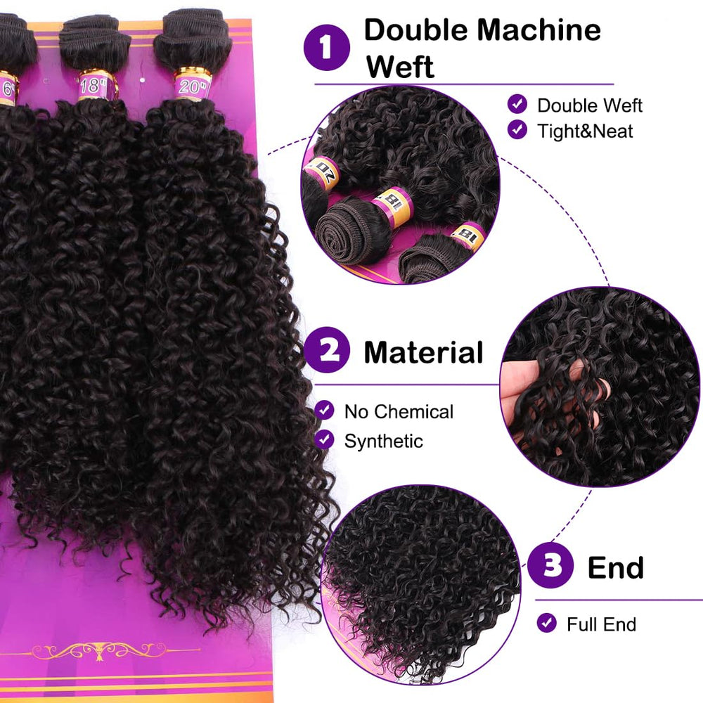 ZHENLISI close-up of tight kinky curls highlighting soft natural texture
