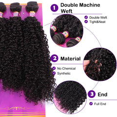 ZHENLISI close-up of tight kinky curls highlighting soft natural texture