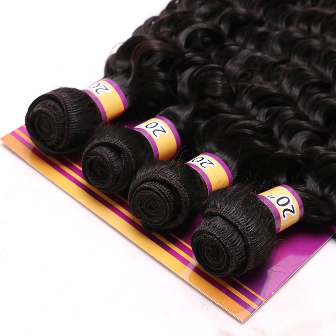 ZHENLISI model wearing a 20-inch quick weave ponytail for instant volume