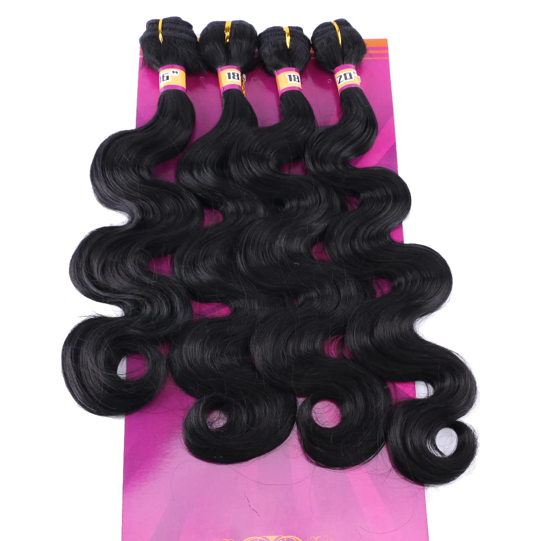 ZHENLISI front packaging of body wave bundles showing bundle lengths and color benefit instant volume