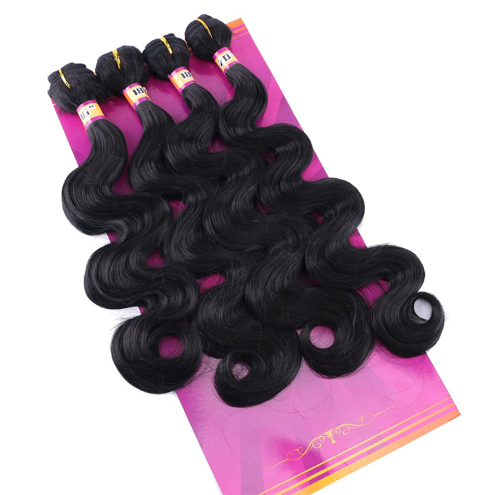 ZHENLISI length comparison showing 16, 18, 18, 20 inch tracks for layered styling options