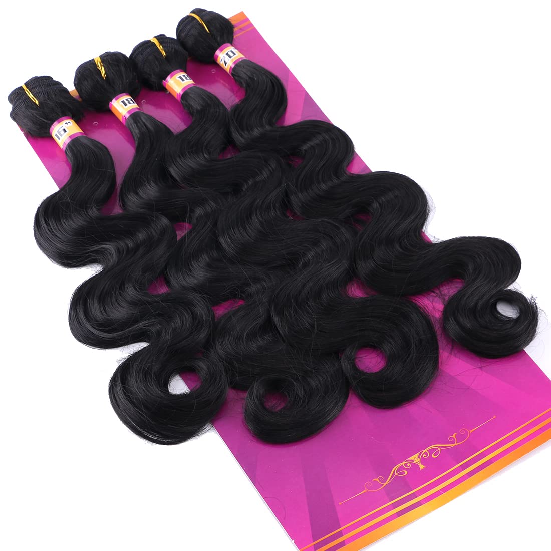 ZHENLISI body wave texture close-up showing soft synthetic fibers for natural-looking movement
